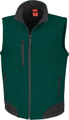 Produktbild von Result R123X | Herren Soft Shell Bodywarmer / Weste - Farbe: Bottle - Größe: XXL