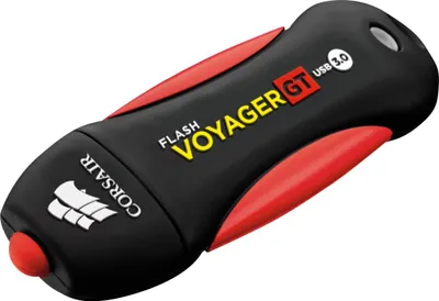 Produktbild von Flash Voyager GT 256 GB (schwarz/rot, USB-A 3.2 Gen 1)