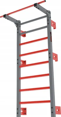 Image de Toutes les barres avec barre de traction, montage mural, 215,5 x 75 cm, appareil de fitness, structure d'escalade, mur d'escalade, appareil de sport, capacité de charge 300 kg, acier revêtu par poudre