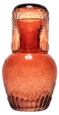 Imagen del producto de Jarra de vidrio con juego de vasos de vidrio