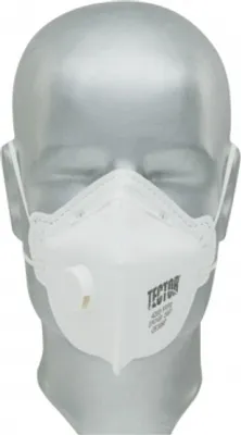 Produktbild von TECTOR – 50x Faltmaske FFP2 mit Ventil – Atemschutzmasken Mundschutzmasken Schutzmasken  Masken Hygienemasken (A01220)