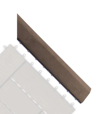 Obrázok produktu pre G21 Prechodová lišta G21 Indický teak pre WPC dlaždice, 38,5 x 7,5 cm rohová (pravá) G21-63910062