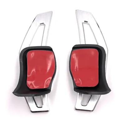 Zdjęcie produktu dla Onwomania łopatki zmiany biegów Dsg Shift Paddle do Golf 5 Golf 6 (również gti) Amarok Beetle Eos Sharen T5 Scirocco 08 Silver Aluminium