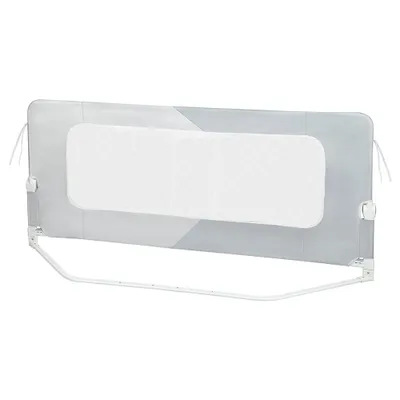 Produktbild von 150cm Klappbar Bettgitter Rausfallschutz,Bettschutzgitter Baby,Kinderbettgitter,Rausfallschutz Boxspringbett für Baby & Kleinkinder (Kein Lochen nötig
