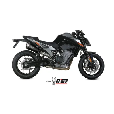 Produktbild von Mivv SPORT Schalldämpfer DELTA RACE SLIP-ON Steel Black für KTM 790 DUKE BJ 2018 >