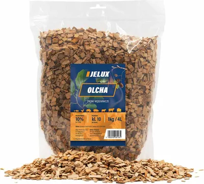 Produktbild von Räucherchips aus Erle für Fleisch und Fisch, frei von Pilzen, Schimmel und Mikroorganismen, 1kg KL10