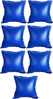 Produktbild von Veddelholzer 7 mal XXL 120 x 120 cm Luftkissen Poolkissen Winter zur Poolabdeckung. Perfektes Pool Zubehör Pool Wintermittel zur Pool Überdachung, Abdeckung im Winter und bei schlechtem Wetter