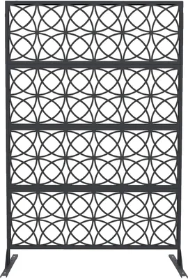 Productafbeelding van Privacybescherming, geometrisch gelaserd ontwerp, weerbestendige constructie, zwart geld