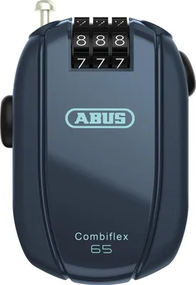 Immagine prodotto di Abus Combiflex StopOver 65 blu notte in acciaio con cavo di sicurezza