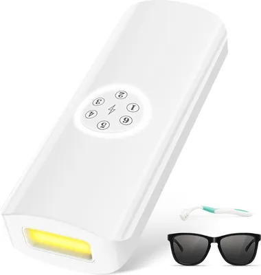 Produktbild von IPL-Haarentferner für Frauen & Männer, Pulslicht-Epilierer mit 6 Leistungsstufen für Gesicht, Arme, Beine, Achseln & Bikini, IPL Haarentfernung