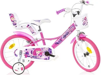 Produktbild von Dino Bikes Fairy Purple 16-Zoll Mädchenfahrrad