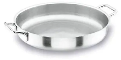 Paella-Pfanne 36 cm Edelstahl, poliert, 7,1 l, ohne Deckel