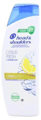 Produktbild von Head & Shoulders Citrus Fresh Anti Schuppen Shampoo Für Fettiges Haar 500ml Zitrusduft