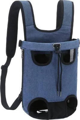 Produktbild von Große und extragroße Hunderucksäcke, Haustier-Tragerucksack für mittelgroße und große Hunde, Reiserucksack mit Frontgeschirr für Katzen und Hunde, ideal zum Wandern und Camping