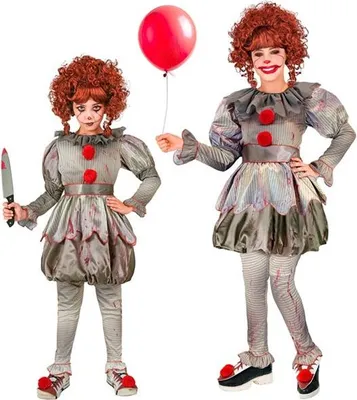 Produktbild von Horror Clown Meisje, It, Pennywise Kostuum 158