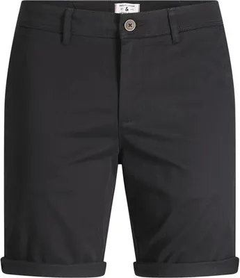 Zdjęcie produktu dla JACK & JONES Bermudy męskie bawełniane czarne GR80523 - Rozmiar: XS
