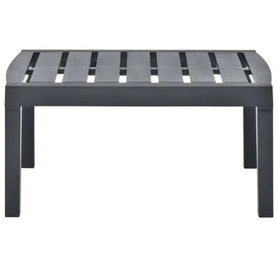 Zdjęcie produktu dla Stolik Kawowy, Antracytowy, 78X55X38 Cm, Plastikowy Lumarko!