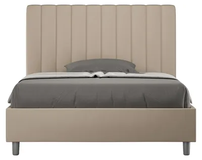 Immagine prodotto di Letto 1 Piazza e Mezzo 120x200 cm con Rete e Contenitore Agueda Tortora