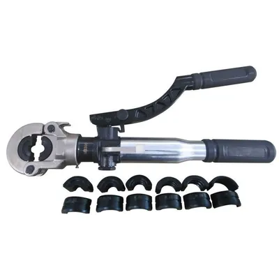 Immagine prodotto di Set di pinze crimpatrici idrauliche SOMATHERM - Pressatore integrato da Ø 12 a Ø 32 - Tipo H