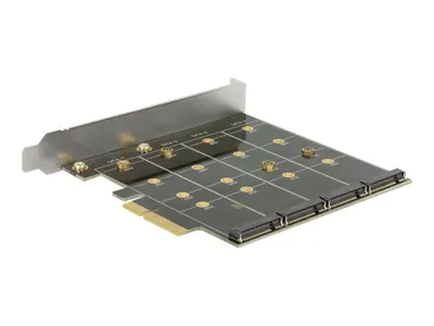 Produktbild von PCI Express Karte > 4 x intern M.2 Key B mit RAID Delock
