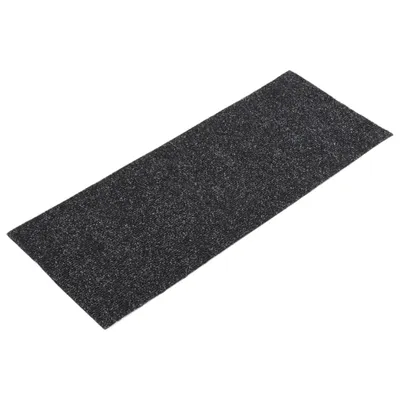 Image de Tapis d'escalier autocollants 15 pièces 60 x 25 cm Noir Rectangulaire