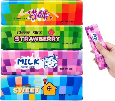 Obrázek produktu pro Hračky na mačkání – sada 4 kusů