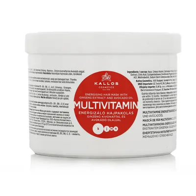 Obrázok produktu pre Kallos Multivitamínová energizujúca maska na vlasy 500 ml