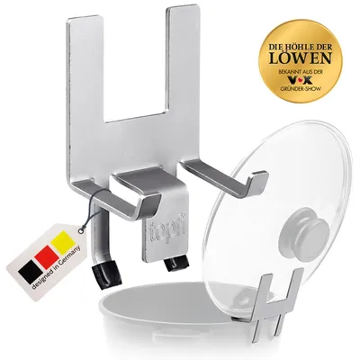 Produktbild von topfi® Topfdeckelhalter für Töpfe & Pfannen