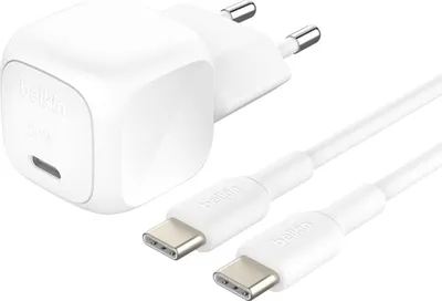 Immagine prodotto di Belkin WCA009KQ1MWH-B6 Caricabatterie per dispositivi mobili Universale Bianco AC Ricarica rapida Interno