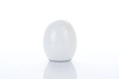 Produktbild von Pepřenka uzavřená, český porcelán, Opal, bílá krajka, šedá, Thun, 7 cm
