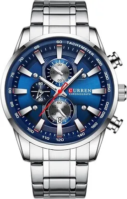 Produktbild von CURREN NA-14256 Herrenuhr Silber/Blau KP14256
