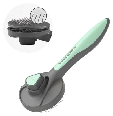 Produktbild von Pakeway Cat Pinsel, Hunde Haustier Pinsel Katzen Hunde kurzes, mittel langes Haar