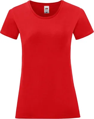 Obrázek produktu pro Dámské tričko s krátkým rukávem - FOL ICONIC T/W - red - velikost XL