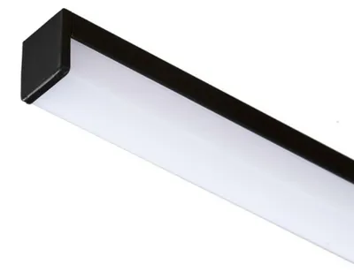 Produktbild von RED - DESIGN RENDL RENDL LED PROFILE H Aufputzleuchte 1 m schwarz matt Acryl/Aluminium R14090