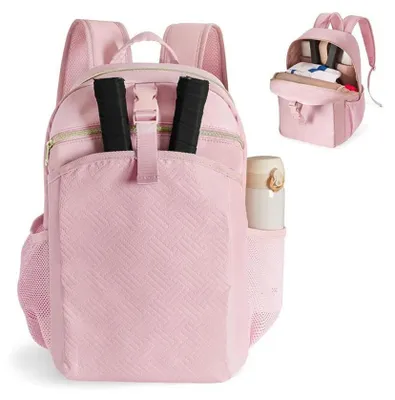 Obrázok produktu pre PROKVA Pickleball Bag, batoh na pádlo, pre 4 pádla, veľký dizajn, ružová farba, pre ženy a mužov