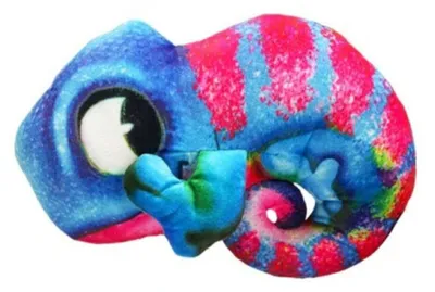 Produktbild von Chamäleon Kuscheltier 16 cm Plüschfigur weiches Stofftier