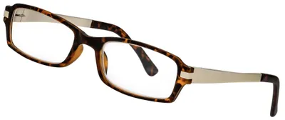 Produktbild von LEXXOO Hochwertige Lesebrille Gold, +1,0 dpt, Klassisch – 1 Stück Gold Rechteckig, Größe +1,00 Dioptrien
