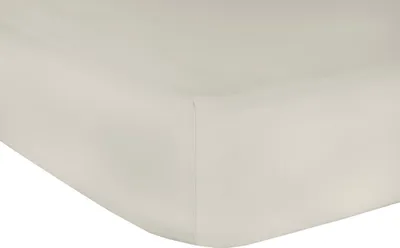 A close-up view of a fitted sheet.
