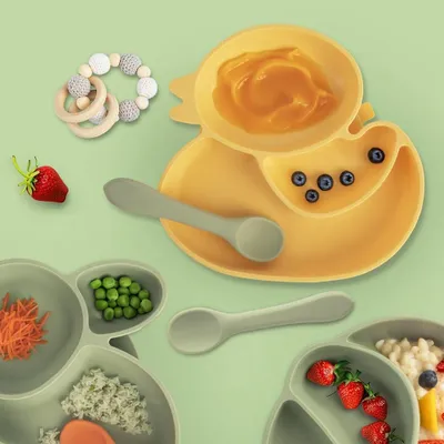 Produktbild von Silikon-Babylöffel 14 cm