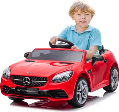 Produktbild von Kinder Elektroauto Mercedes Benz SLC300 Kinderfahrzeug Kinderauto 2x30W