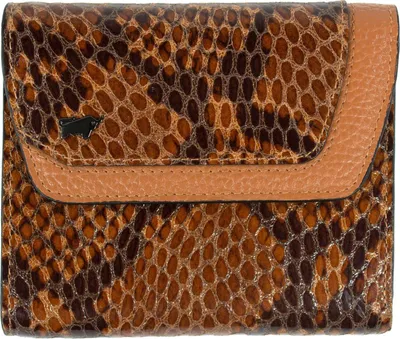 Produktbild von Braun Büffel Leder Geldbörse Luise Wallet 8CS Cognac braun mehrfarbig