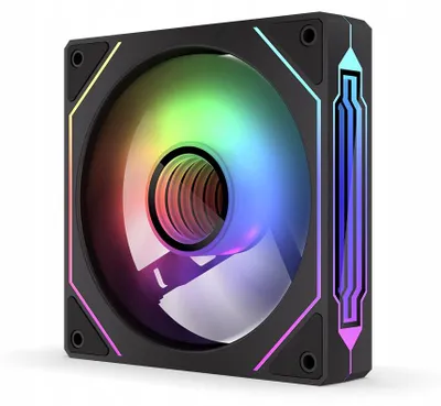 Produktbild von KRUX PC-Gehäuselüfter Corvus 120 ARGB, 120mm, max.. 1600 U/min, Infinity Mirror Effekt