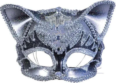 Immagine prodotto di Maschera da gatto decorata con gioielli