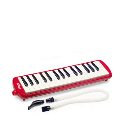 Produktbild von Stagg 32-Noten Melodica MELOSTA32RD mit Tasche, rot
