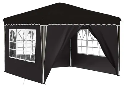 Produktbild von Pop-up Partyzelt Schwarz 288 x 288 x 245 cm Oxford-Stoff