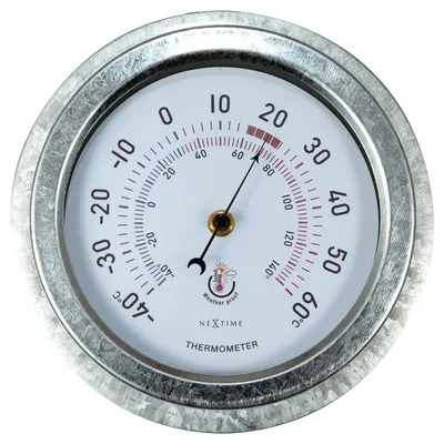 Image de NeXtime - 4302GA - Thermomètre - 22cm - argent - Lily