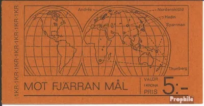 Produktbild von Briefmarken Schweden 1973 Mi MH40 (kompl.Ausg.) postfrisch Forschungsreisende