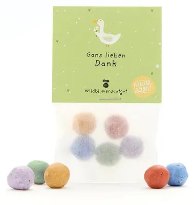 Produktbild von Stadtgärtner Blumenmurmel "Gans lieben Dank" 1Stück