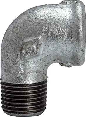 Produktbild von Riegler Winkel 92, 90°, IG/AG, Rp/R 3/8, schwarzer Temperguss feuerverz.
