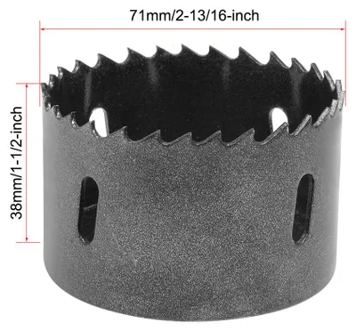 Produktbild von 2.8 Inch 71mm Bi-Metall Lochs?ge Lochbohrer Dosenbohrer Lochfr?ser